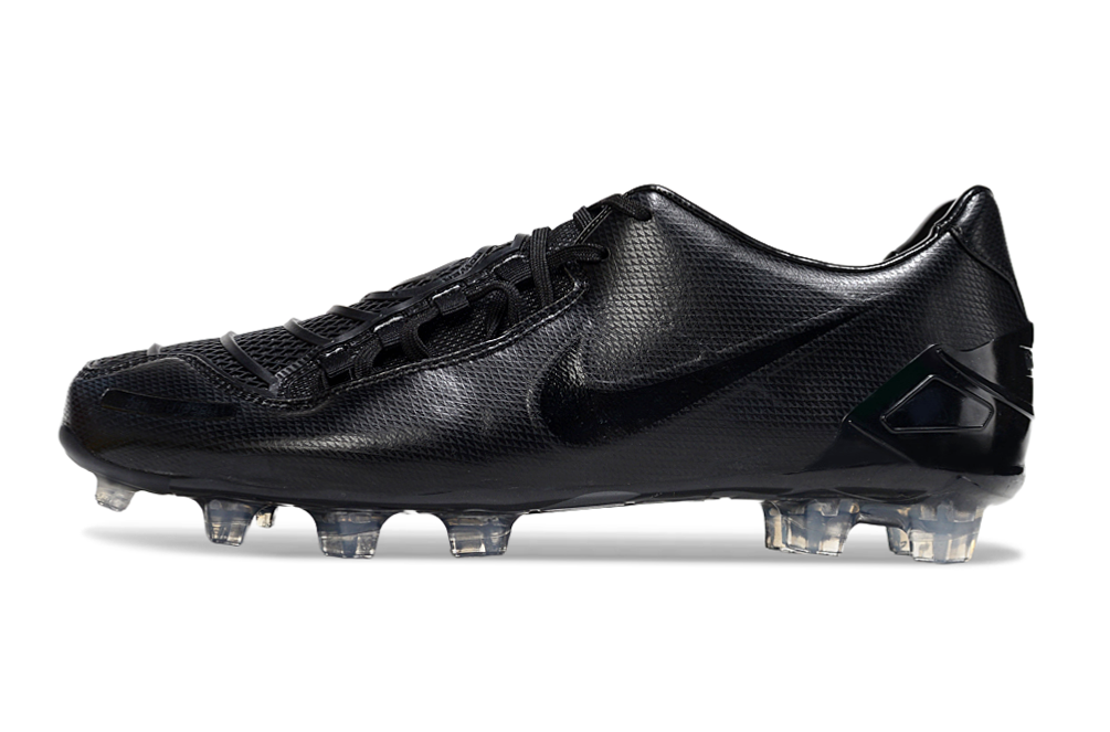 Total 90 Retro Laser Firm Ground Soccer Boots - Shadow Black