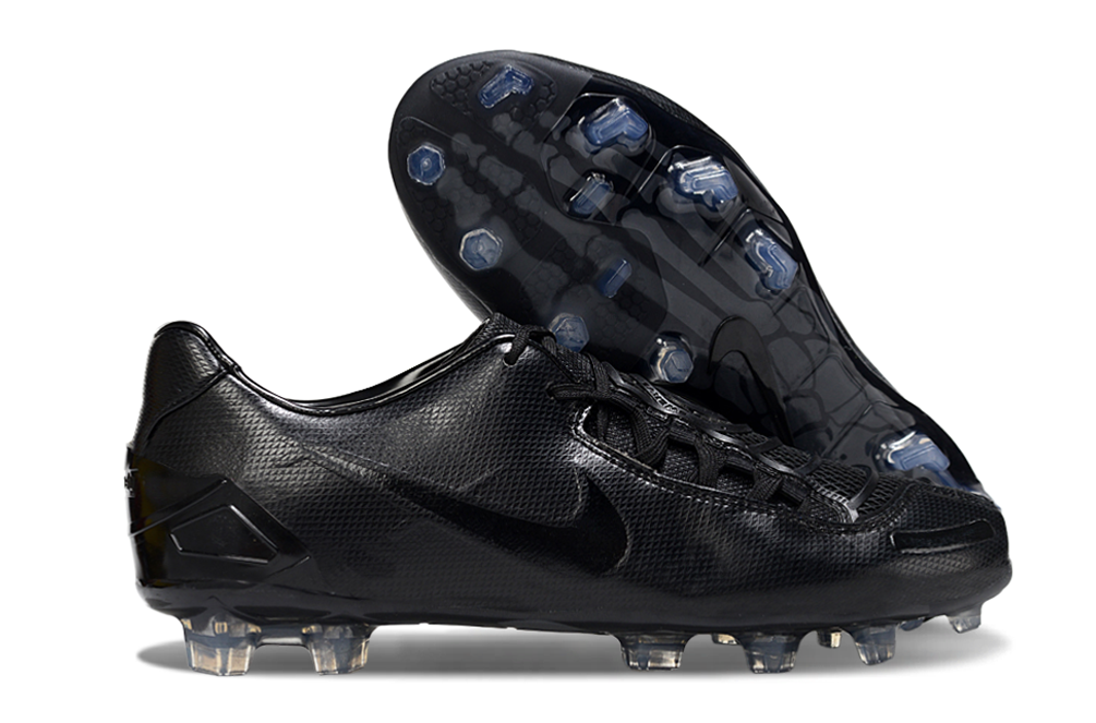 Total 90 Retro Laser Firm Ground Soccer Boots - Shadow Black
