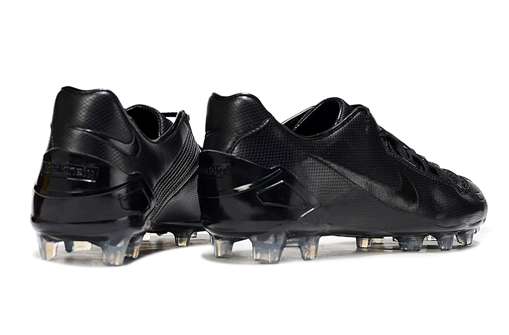 Total 90 Retro Laser Firm Ground Soccer Boots - Shadow Black