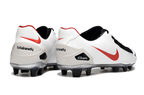 Total 90 Retro Laser Firm Ground Soccer Boots - White/Red/Black