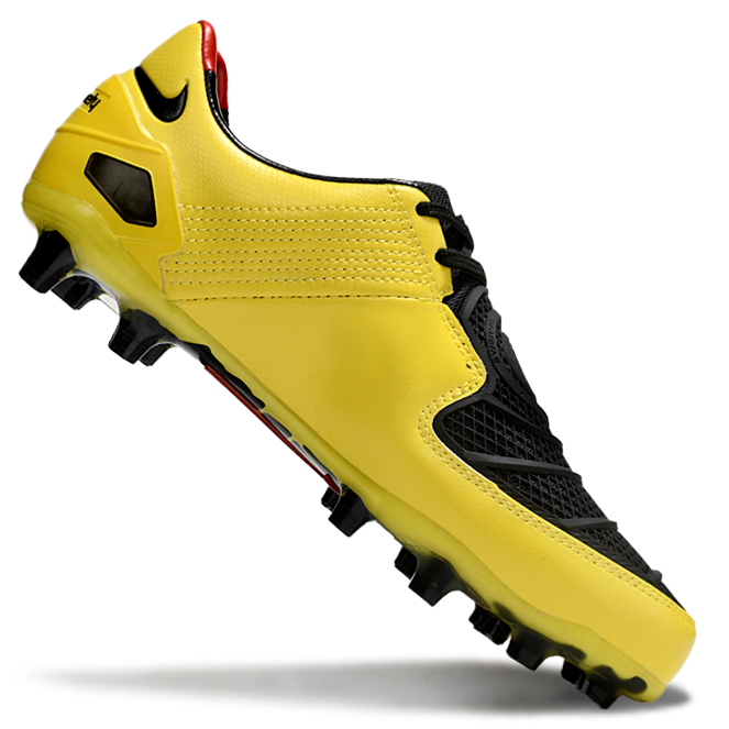 Total 90 Retro Laser Firm Ground Soccer Boots - Yellow/Black