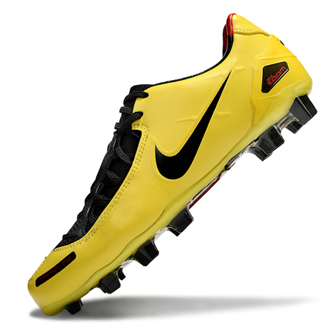 Total 90 Retro Laser Firm Ground Soccer Boots - Yellow/Black